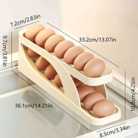 ( ১ পিস) 2 Layer Eggs Storage Rack