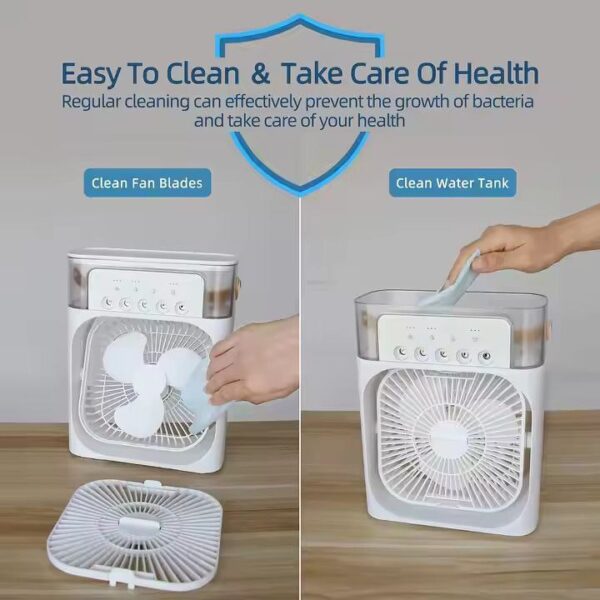 Portable Mini Water Air Cooler Table - Image 2