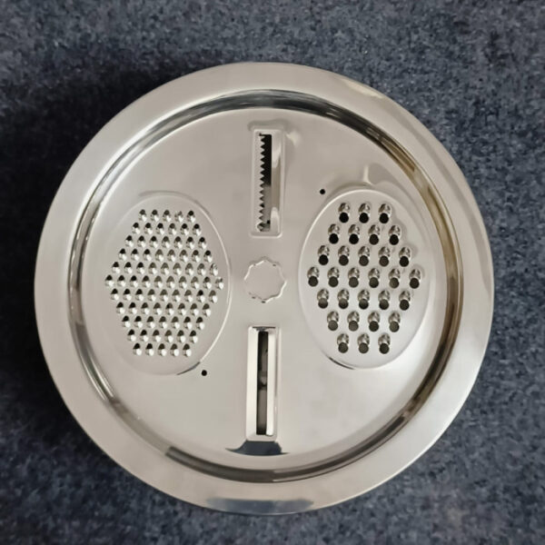 3 In 1 Multifunctional Stainless Steel Basin With Vegetable Cutter with Drain Basket - Image 3