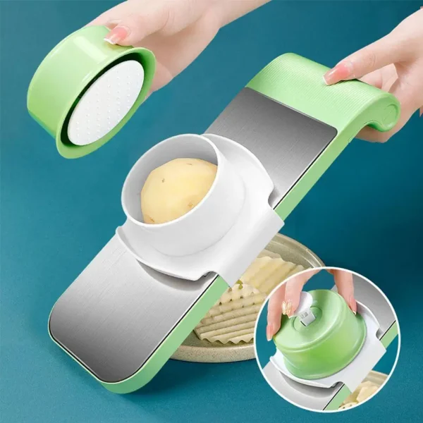 5in1 Vegetable Stainless Steel Cutter